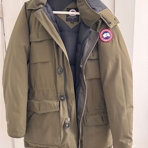 Canada Goose Olive Green Military Field Jacket